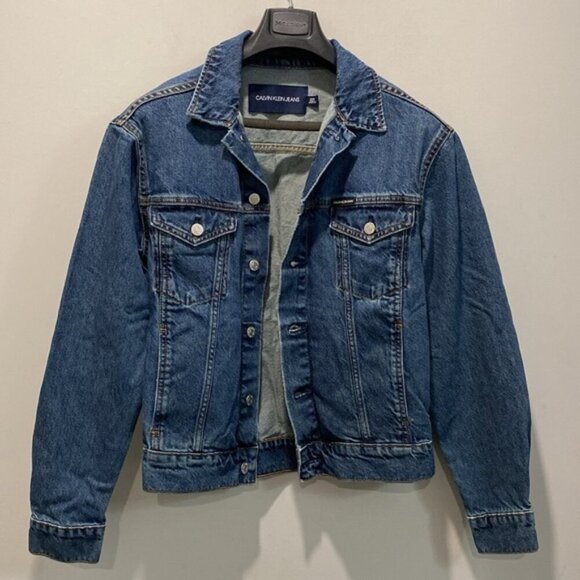 Calvin Klein Denim Trucker Jean Jacket - Picture 2 of 13